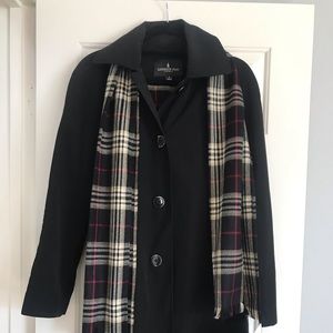 New London Fog black coat